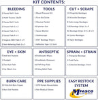 First Aid Kit - Fully Stocked Portable Reflective Bag -First Responder - Image 5