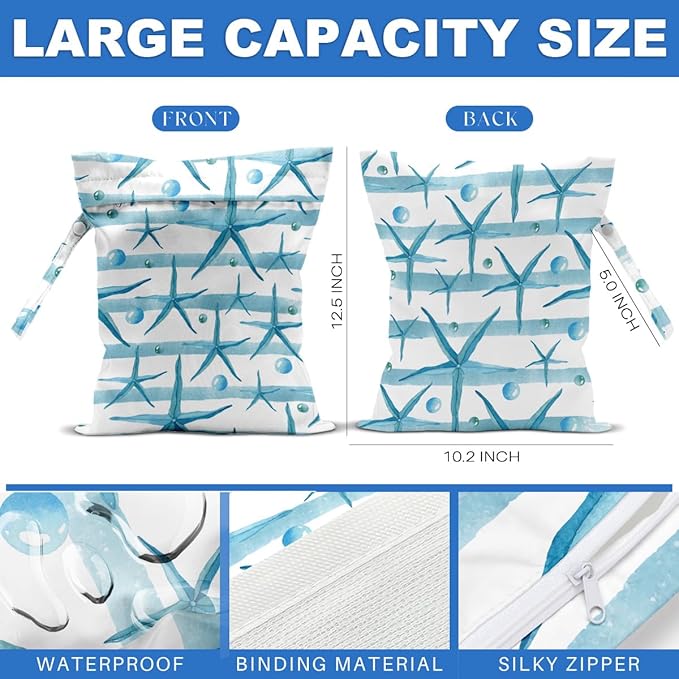 Beach Bags Wet Bag for Swimsuit Tote Bag for Friends Travel Gifts, Aloha Bags - Image 3