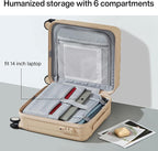 Hanke 16 Inch Underseat Carry on Suitcases - Image 7