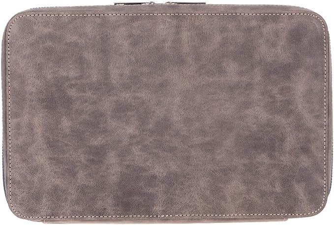 Medicine Handmade Leather Cable Organizer Bag – Full-Grain Leather Travel Tech - Image 6