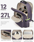 LOVEVOOK Laptop Backpack Purse for Women, Large Capacity Travel Business - Image 2