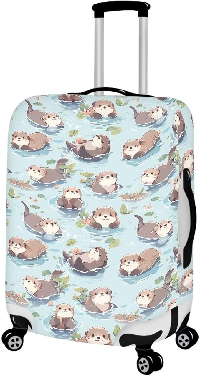 Otter Print Suitcase Cover Fit 26-29 Inch Travel Luggage Covers - Image 2