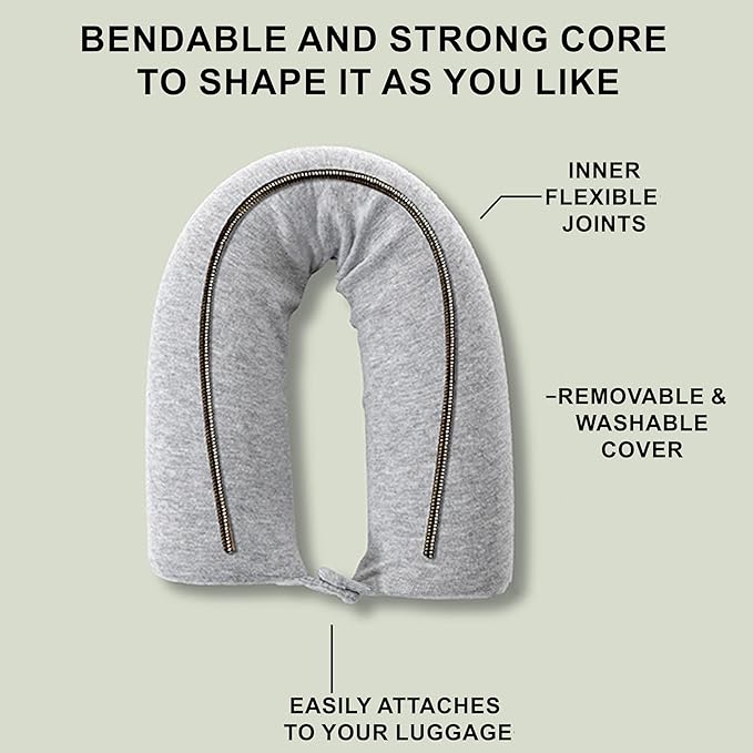 Dot&Dot Twist Memory Foam Travel Pillow - Image 2