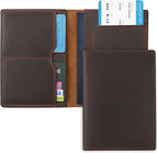 Jack&Chris Leather Passport Holder, Handmade Passport cover, Travel Wallet - Image 2
