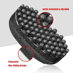 Curl Hair Silicone Brush, Melous 2024 Massage & Wash Curl Hair Brush Comb for Braiding Hair Pre Stretched Hair Extension Hair Reduce Pulling, Black