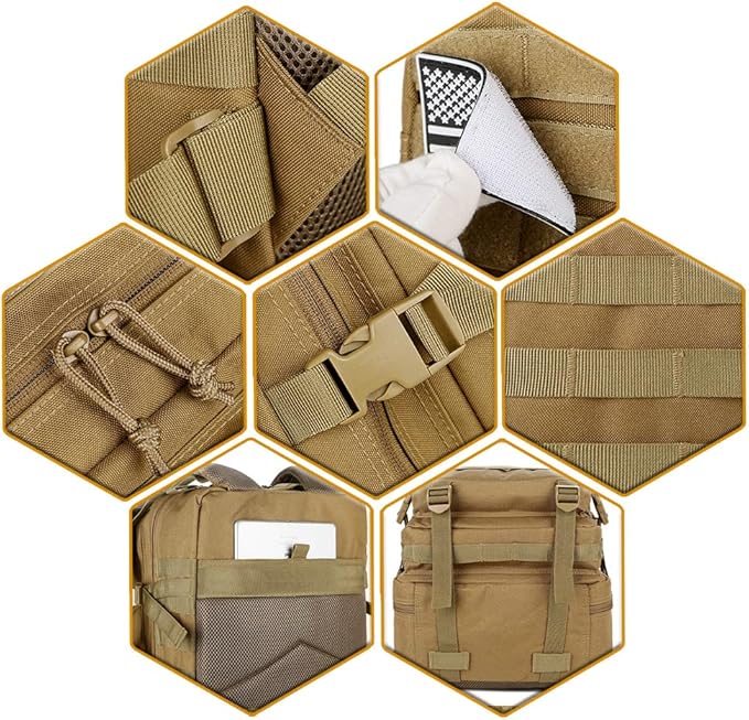 QT&QY 45L Military Tactical Backpacks - Image 6