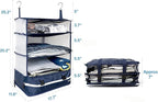 Grand Fusion Stow-N-Go Travel Luggage Organizer – Portable Hanging Travel - Image 5