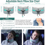 GOLDORANGE Travel Pillow Flight Neck Pillows Best Memory Foam Neck Pillows - Image 2
