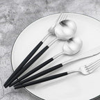 Gugrida 20-Piece 18/10 Stainless Steel Flatware Silverware, Luxury Dinnerware - Image 6