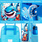 Kids Luggage for Boys Girls, Toddler Rolling Travel Carry on Suitcase - Image 4