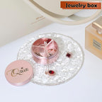 Small Pill Case 3 Compartments, Metal Round Portable Pill Box, Waterproof - Image 4