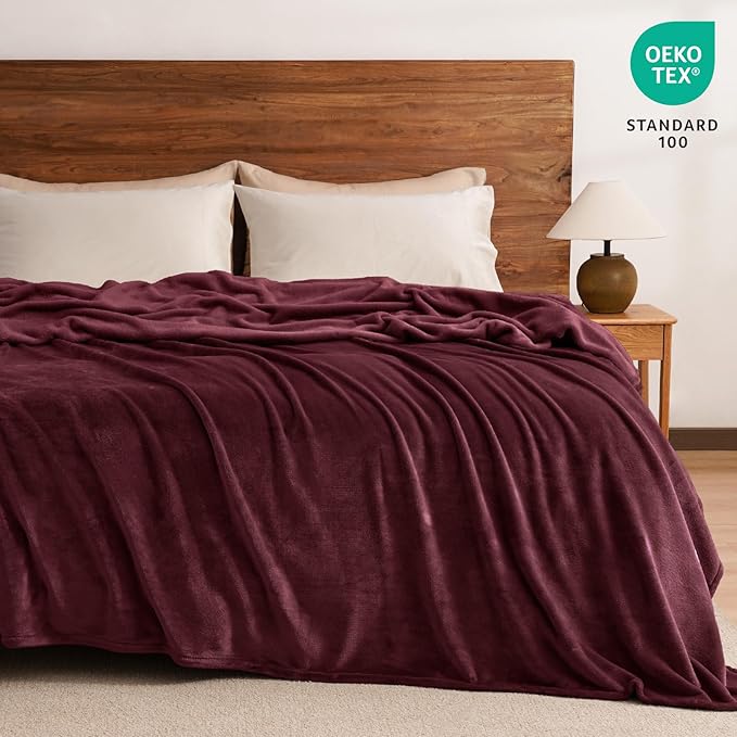 PHF Ultra Soft Fleece Blanket Queen Size, No Shed No Pilling Luxury Plush Cozy - Image 6