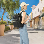 LOVEVOOK Laptop Backpack for Women, Stylish Quilted Backpacks Purse for - Image 7