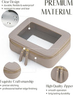 Popvibe Clear Makeup Bag Travel Cosmetic Case Transparent Toiletry Bag - Image 2