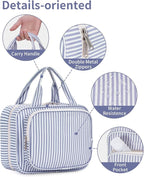 Narwey Striped Hanging Toiletry Bag - Image 5
