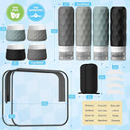 16Pack Travel Bottles for Toiletries, TSA Approved Travel Size Toiletries - Image 2