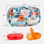 Serfeymi Weekly Travel Pill Organizer 2 Times A Day AM PM Upgraded Rainbow Pill - Image 2