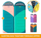 Camping Sleeping Bag, 32℉ Sleeping Bags - Image 6