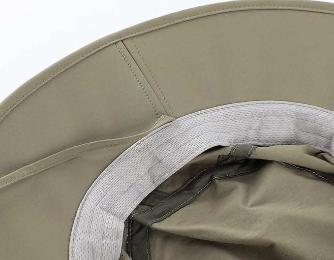 Home Prefer UPF 50+ Sun Hats for Men Women Foldable Wide Brim Fishing Hat Quick - Image 7