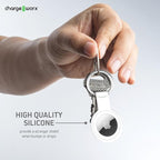 CHARGEWORX Air Tag Holder 4-Pack – Silicone Protective Keychain Holders - Image 6