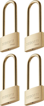 Weather Proof Lock, Keyed Alike Solid Brass Padlocks by SEDORTI