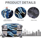 ANNA QUEEN Starry Ocean Wave Luggage Cover, Suitcase Protector - Image 4