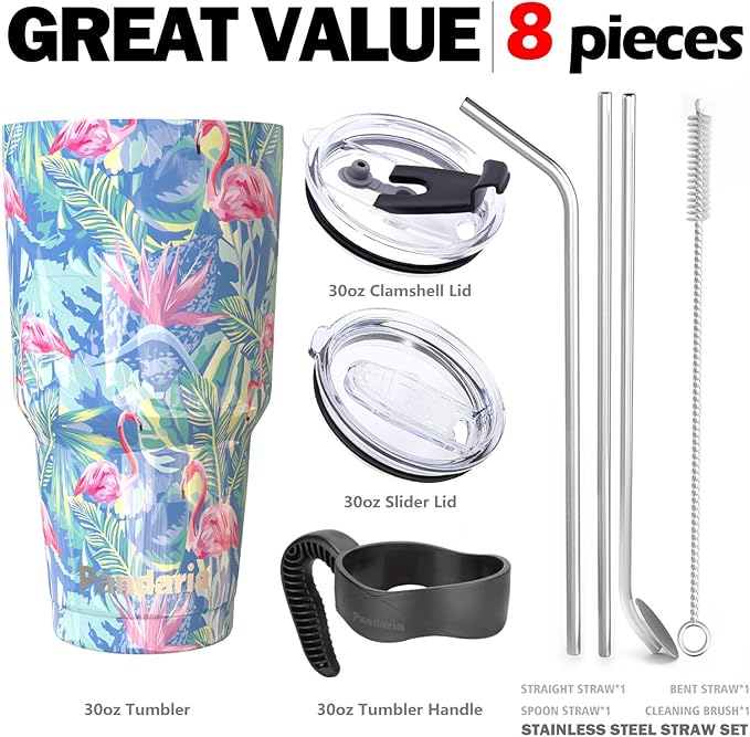 30 oz Spill Proof Tumbler with Handle, 100% Leak-Proof, Cupholder Friendly - Image 4