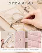 Vlando Jewelry Box for Girls Women, Travel Jewelry Case Organizer, Display - Image 3