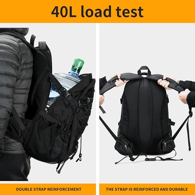 BOVIP 40L Hiking Backpack Waterproof Lightweight Daypack Travel Sports Camping - Image 6
