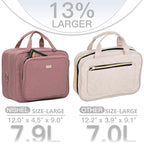 NISHEL Travel Toiletry Bag for Women Large Capacity, Makeup Essentials Organizer - Image 2