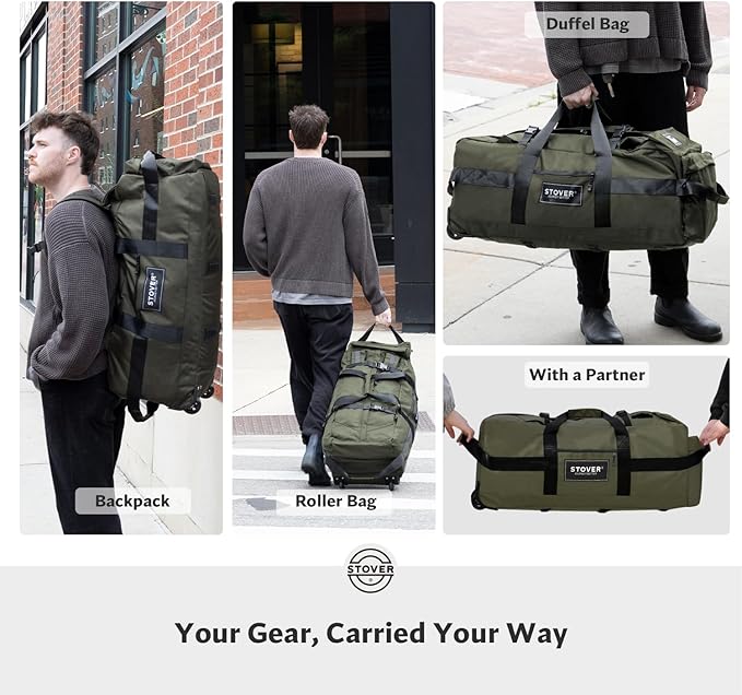 STOVER 100L Rolling Duffel Bag - Image 3