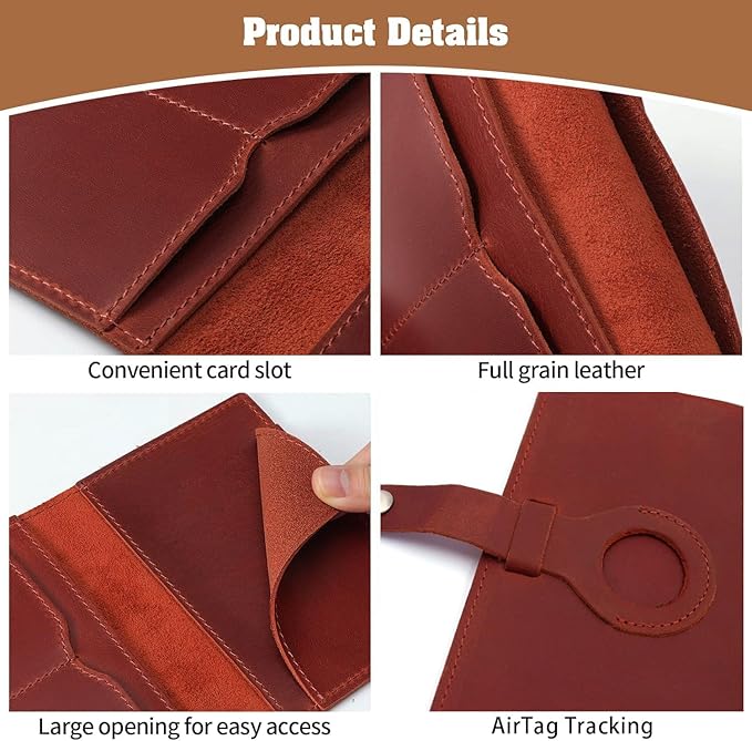 Jack&Chris Genuine Leather Passport Holder - Image 4