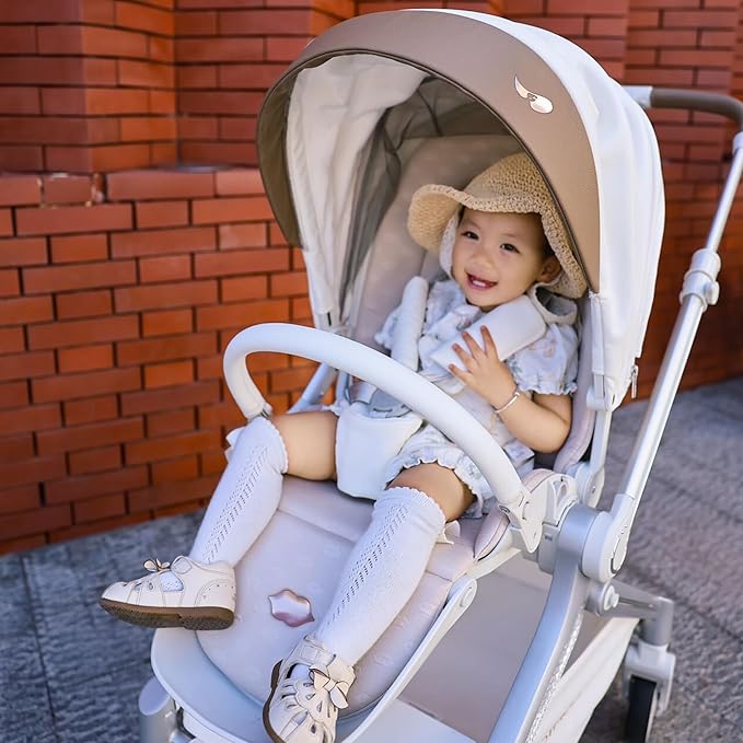 Hot Mom Baby Lightweight Stroller, Intelligent Seat Reversing，Double Brake and - Image 5