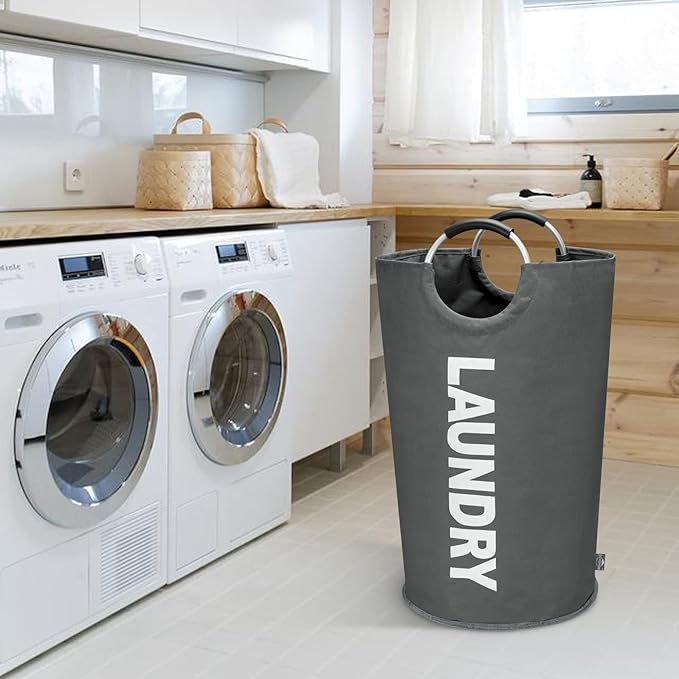 DOKEHOM 125L X-Large Collapsible Washing Laundry Basket Bag - Image 8