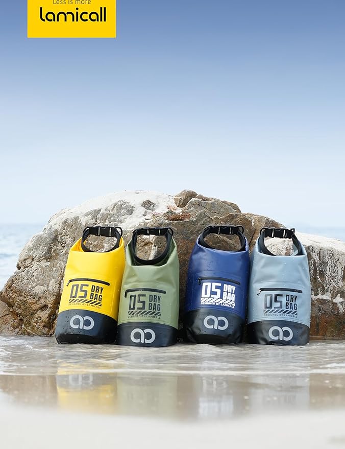 Lamicall Dry Bag Waterproof Backpack - 5L/10L/20L/30L/40L Roll Top Waterproof - Image 7