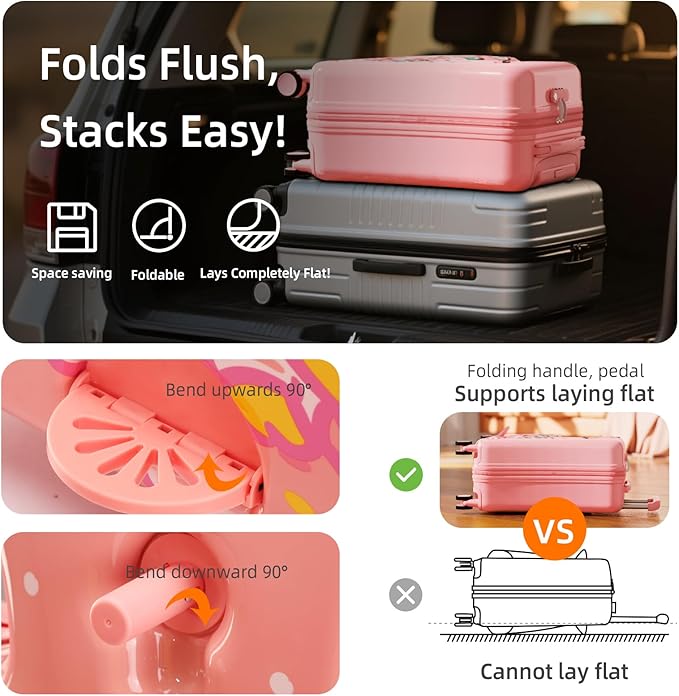 Kids' Lightweight Ride on Luggage - Image 3