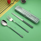 DEVICO Portable Utensils, Travel Reusable Silverware Flatware Set - Image 2