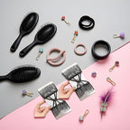 2Pcs Black Adjustable Elastic Hair Comb, Stretchy Double Comb Hair Clip, No Crease Hair Pins Double Slides Hairpins Combs Women Hairs Styling Accessories Hairs Care Styling Tools and Appliances