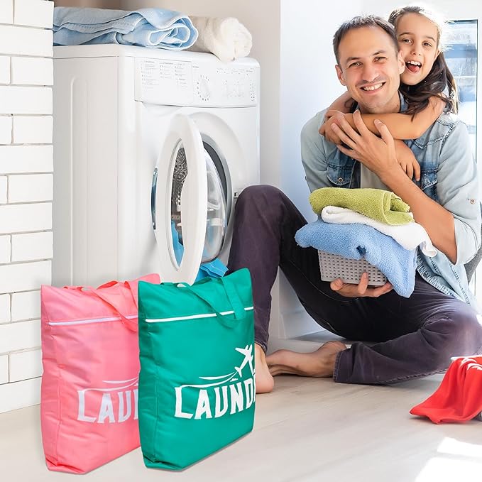 Fiodrimy 2 Pcs Large Travel Laundry Bags - Image 7