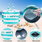 Beach Pool Bags Tote for Women Ladies Large Gym Tote Carry On Bag - Image 7
