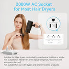 ALLWEI 2000W Travel Voltage Converter 220v to 110v Converter - Image 3