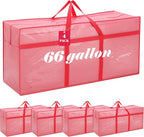 4 Pcs 66 Gallon Large Moving Bags by Clysee