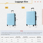 Merax Luggage Set 2 Piece Suitcase Sets - Image 4
