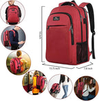 MATEIN 17 Inch Laptop Backpack for Women, Extra Large TSA Friendly Backpack - Image 6