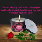 KAMA SUTRA Ignite Massage Candle - Coconut Oil and Soy Based - Strawberry Dreams, 6 oz/170 g Sore Muscle Massage Oil - Moisturizing - Natural Therapy Oil - Warming, Relaxing, Sensual Massage