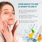 Sun Coast Sciences - Total Package Serum, All-In-One Vitamin C, Hyaluronic Acid, Anti-Aging Facial Super Serum for Wrinkles, Age Spots - 1 fl oz (Pack of 6)