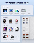 USB Charging Station, 12-Port USB C Charger Block - Image 6