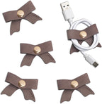 SenseAGE 5 Pack Cord Organizer, Bow Cord Keeper, Cable Organizer USB holder by SenseAGE