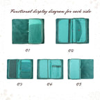 Genuine Leather Nomad Organizer Travel Wallet | Women's Wallet Clutch Passport - Image 4