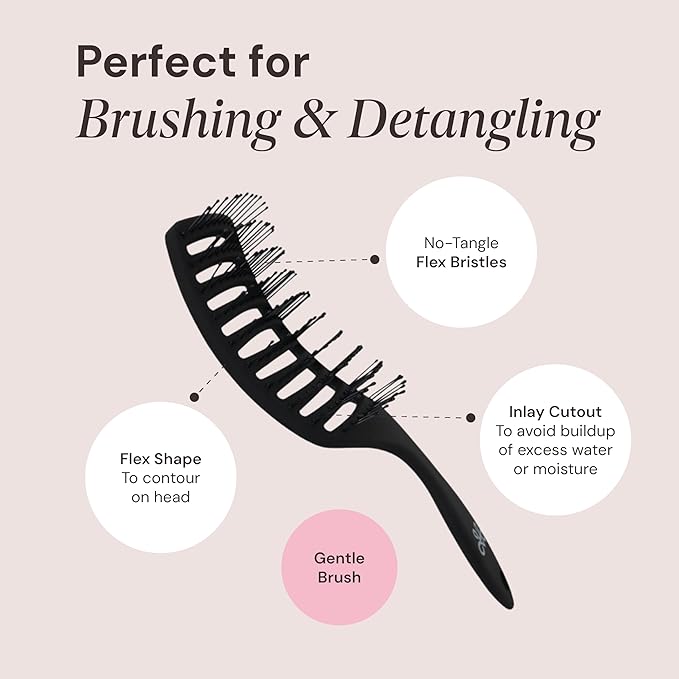 Milano Collection Travel Wig Styling Kit, Portable Travel Wig Stand with Compact Round Travel Case to Protect Wigs, Scalp Illusion Duo, Hot Air Brush & Gentle Brush for Wig Styling On-the-Go